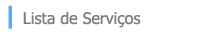 Lista de Servi�os